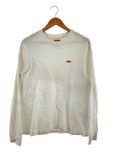 商品画像：SMALL BOX LOGO TEE/長袖Tシャツ/S/コットン/WHT 1