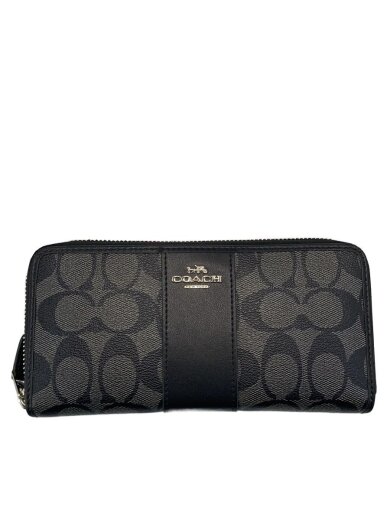 商品画像：シグネチャー/長財布/PVC/BLK×GRY/総柄/レディース/F54630 1