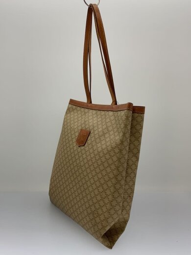 商品画像：トートバッグ/マカダム柄/BRW/総柄/角スレ有 2