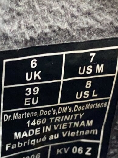 商品画像：1460Trinit 8-EyeBoot/ブーツ/UK6/BLK/レザー/31848001// 5