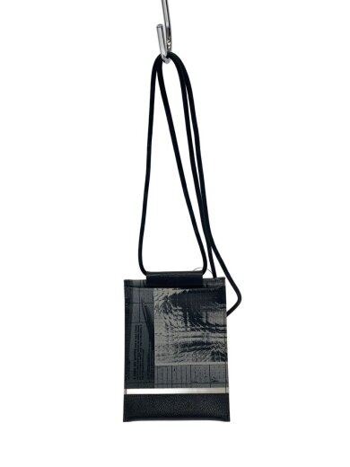 商品画像：FABRICK/サカナクション/アダプト/モバイルショルダーバッグ/レザー/BLK/総柄// 1
