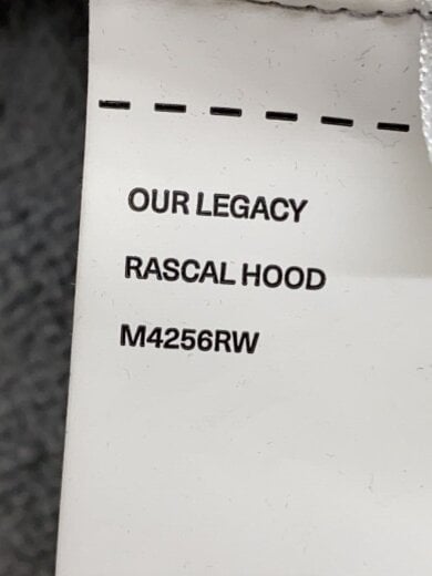 商品画像：25fw/RASCAL HOOD/46/コットン/WORN BLACK HEFTY FLE// 5
