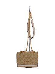 MINI KLARE CROSSBODY/ショルダーバッグ/PVC/BEG/総柄/C9946