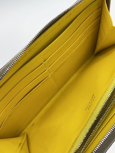 商品画像：長財布/レザー/GRY/レディース/ラウンドファスナー// 6