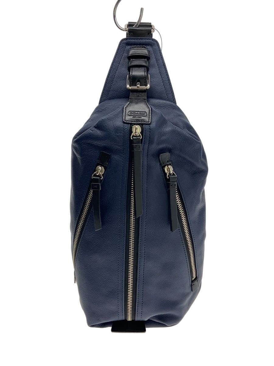 COACH / ショルダーバッグ/レザー/NVY/F70360