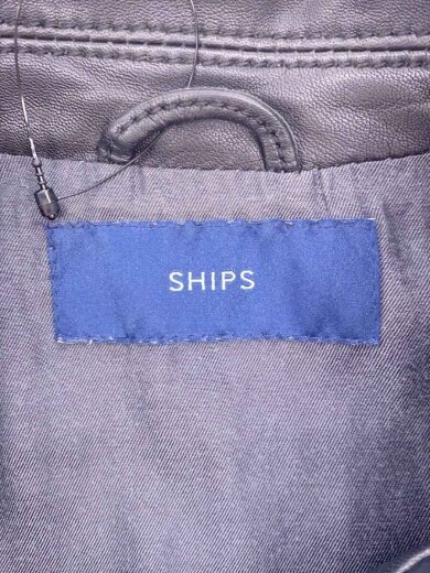 商品画像：ダブルライダースジャケット/38/羊革/BLK/無地/314-04-0176 3