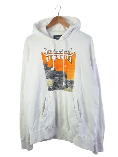 商品画像：パーカー/L/コットン/WHT/無地/A03771 1