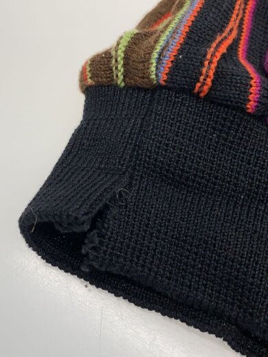 商品画像：セーター(厚手)/L/コットン/マルチカラー/3Dニット/裾破れ有// 7