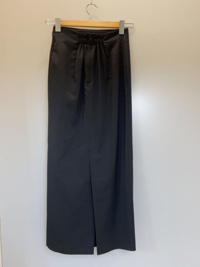 画像：FRAY I.Dバックスリットスリムスカート/O/ポリエステル/BLK/無地/FWFS242041//2