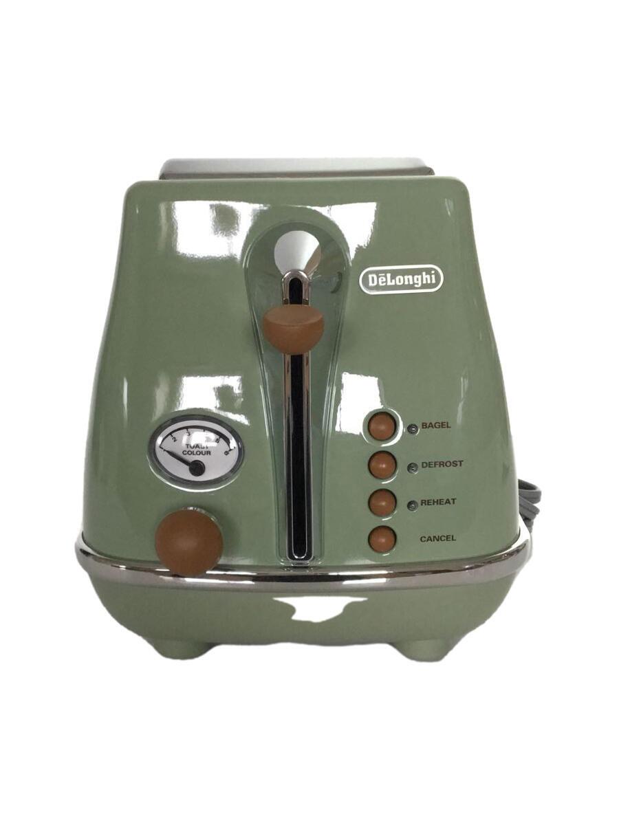 DeLonghi(デロンギ) / トースター アイコナ・ヴィンテージ コレクション CTOV2003JGR [オリーブグリーン] 中古品