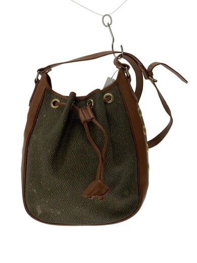 商品画像：ショルダーバッグ/レザー/BRW/総柄 1