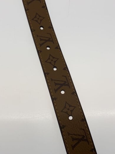 商品画像：サンチュール・ドーフィーヌ25MMリバーシブル_モノグラム/PVC/BRW/総柄/レディース 4