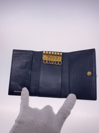 商品画像：キーケース/--/BLK/メンズ/721946・1000・P・568148 4