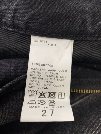 商品画像：ボトム/27/コットン/BLK/無地/25-030-200-2290-3-0 5