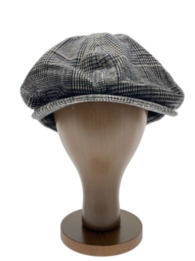 商品画像：キャスケット/M/コットン/GRY/チェック/メンズ/WRD-19-AW-G05 1