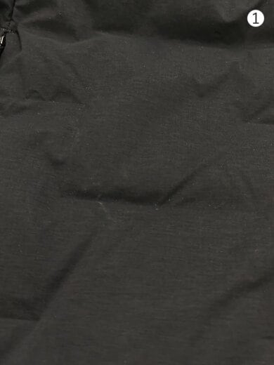 商品画像：コート/L/ナイロン/BLK/無地/12-3409010 5