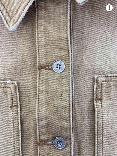 商品画像：Gジャン/--/コットン/BEG/無地/26-011-200-2020-1-0// 7