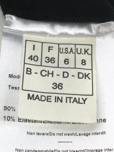 画像：EMILIO PUCCI16WP12/７分袖カットソー/36/レーヨン/ブラック/MADE IN ITALY4