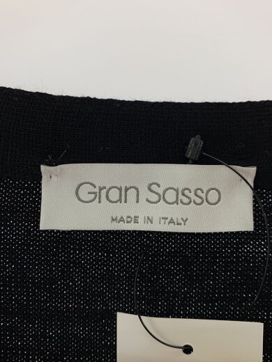画像：Gran Sassoニットベスト(薄手)/--/ウール/BLK3