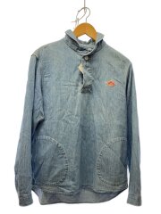 プルオーバー/丸襟/長袖シャツ/40/コットン/IDG/無地/JD-3407