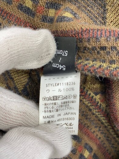 商品画像：ニットキャップ/S/ウール/マルチカラー/総柄/メンズ/1118236// 5