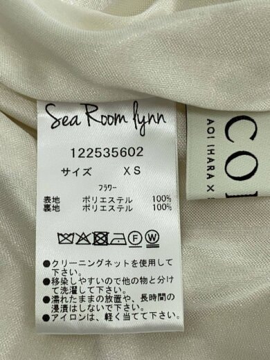 商品画像：COELIE/フリルキャミドレス/キャミワンピース/XS/ポリエステル/WHT/花柄/122535602 3