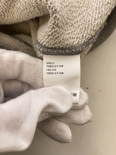 商品画像：ジップパーカー/M/コットン/GRY/SO-251-004 5