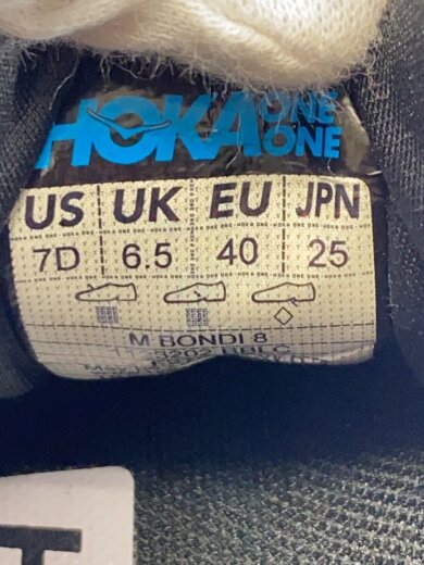 画像：HOKA(HOKA ONE ONE)BONDI 8/ローカットスニーカー/25cm/BLK/11232025