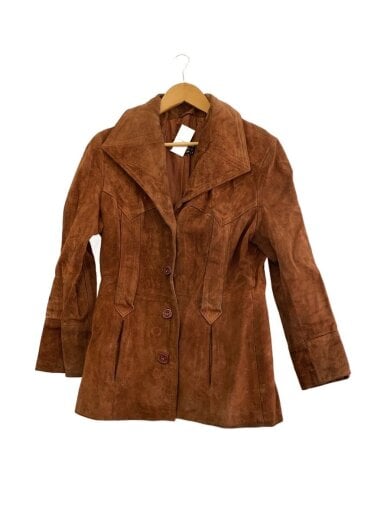 商品画像：70s/レザージャケット・ブルゾン/--/スウェード/BRW 1