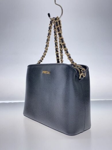 商品画像：ショルダーバッグ/レザー/BLK/スレ有 2