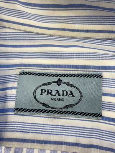 商品画像：長袖シャツ/--/コットン/BLU/ストライプ/ACU1 2018 3644 3