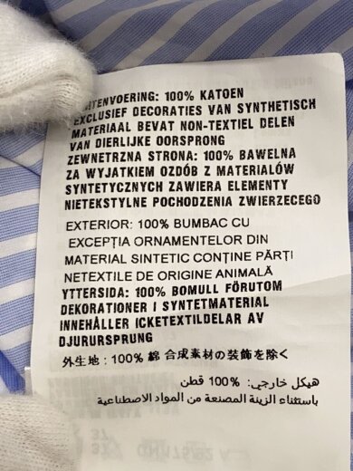 商品画像：長袖シャツ/--/コットン/BLU/ストライプ/ACU1 2018 3644 5