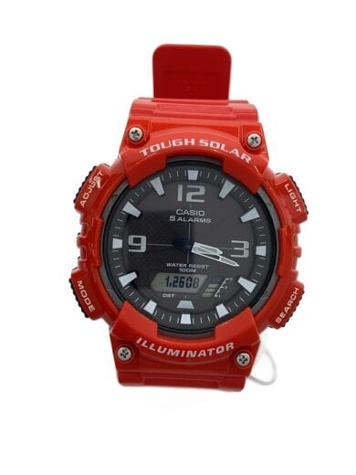 商品画像：ソーラー腕時計_その他/デジアナ/BLK/RED/SS 1