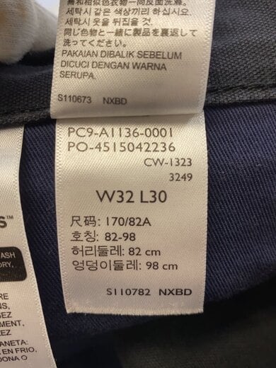 商品画像：ボトム/32/コットン/BLK/PC9-A1136-0001 5