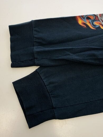 商品画像：長袖Tシャツ/L/コットン/BLK/プリント 4