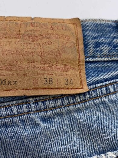 商品画像：501XX/USA製/ボタン裏524/ストレートパンツ/38/コットン/IDG/501-0000 5