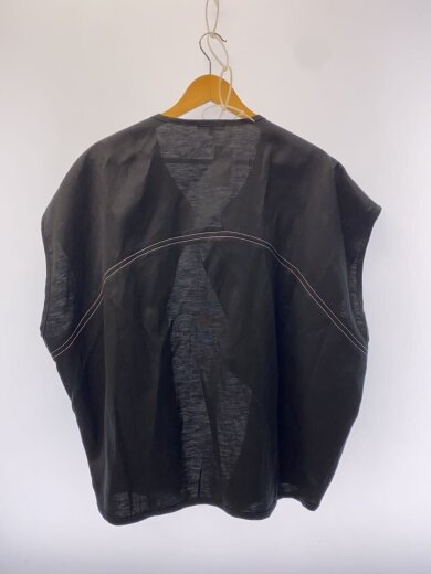 商品画像：ジレベスト/36/ポリエステル/NVY/無地 2