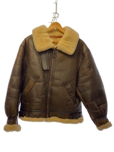商品画像：B-3/USA製/ムートン/フライトジャケット/42/レザー/BRW/AC-17755/33H5595 1