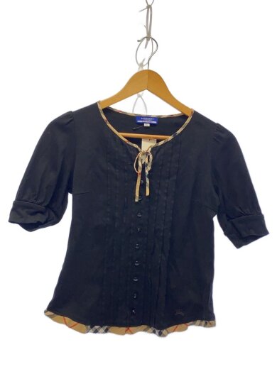 商品画像：ノバチェック/半袖カットソー/38/コットン/BLK/無地/FA501-151-09 1