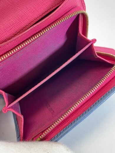 商品画像：2つ折り財布/--/BLU/無地/レディース 5