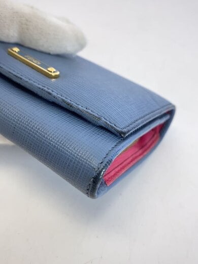 商品画像：2つ折り財布/--/BLU/無地/レディース 8