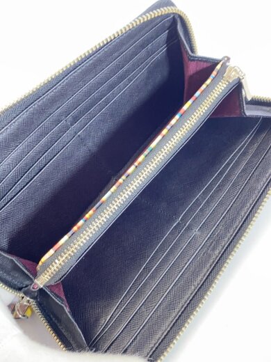 商品画像：長財布/レザー/BLK/無地/メンズ 6