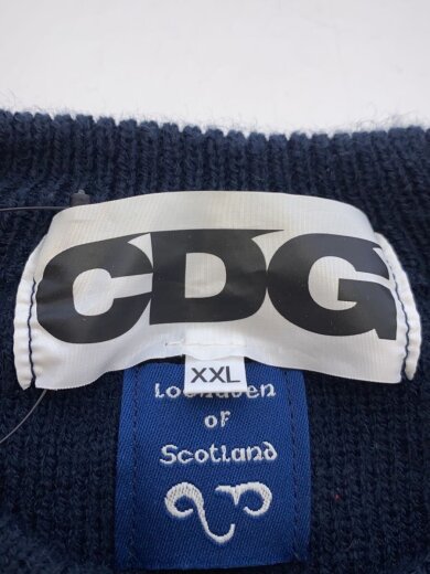 商品画像：ニット・セーター(厚手)/XXL/アクリル/NVY/SZ-N003/Lochaven/スコットランド製 3