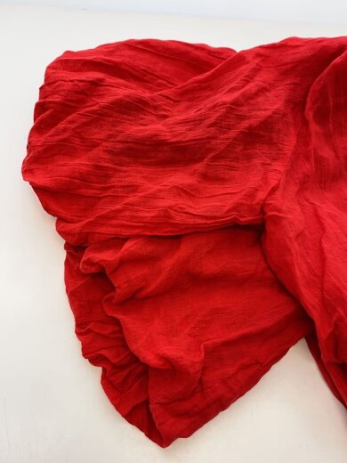 商品画像：半袖ブラウス/FREE/リネン/RED/無地/GAH-04290-A 6