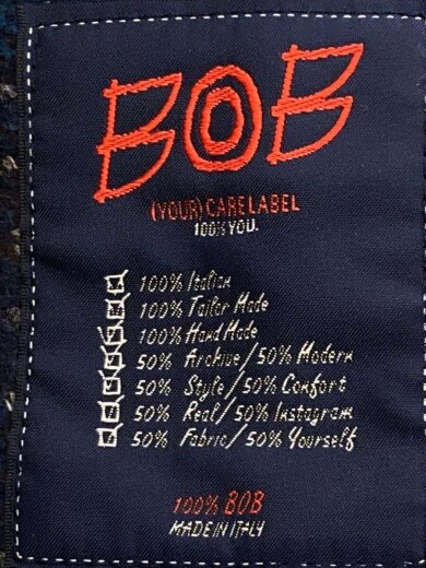 商品画像：BOB/チェスターコート/50/ポリエステル/マルチカラー/チェック/074711631-0032// 3