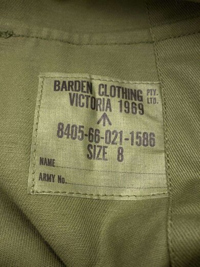 商品画像：60s/drill jacket/ミリタリージャケット/コットン/KHK/8405-66-021-1586// 3