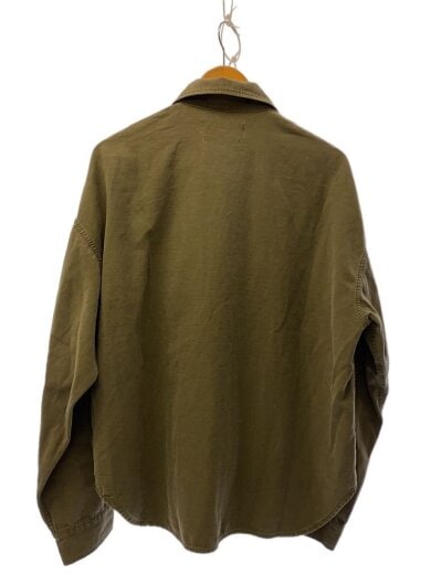 商品画像：wide military shirt/花柄/スタッズ/長袖シャツ/L/コットン/KHK 2