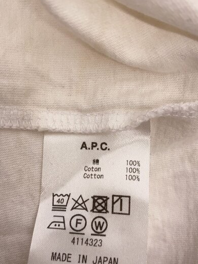 商品画像：長袖Tシャツ/L/コットン/WHT/25085-1-93305// 4