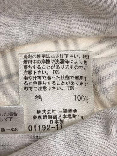 商品画像：Tシャツ/38/コットン/BEG/チェック/FA582-120-03 4
