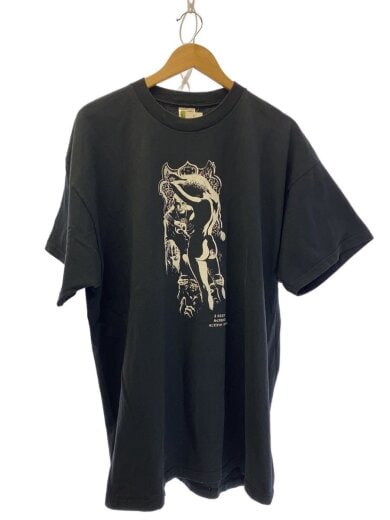 商品画像：Tシャツ/XXL/コットン/BLK 1